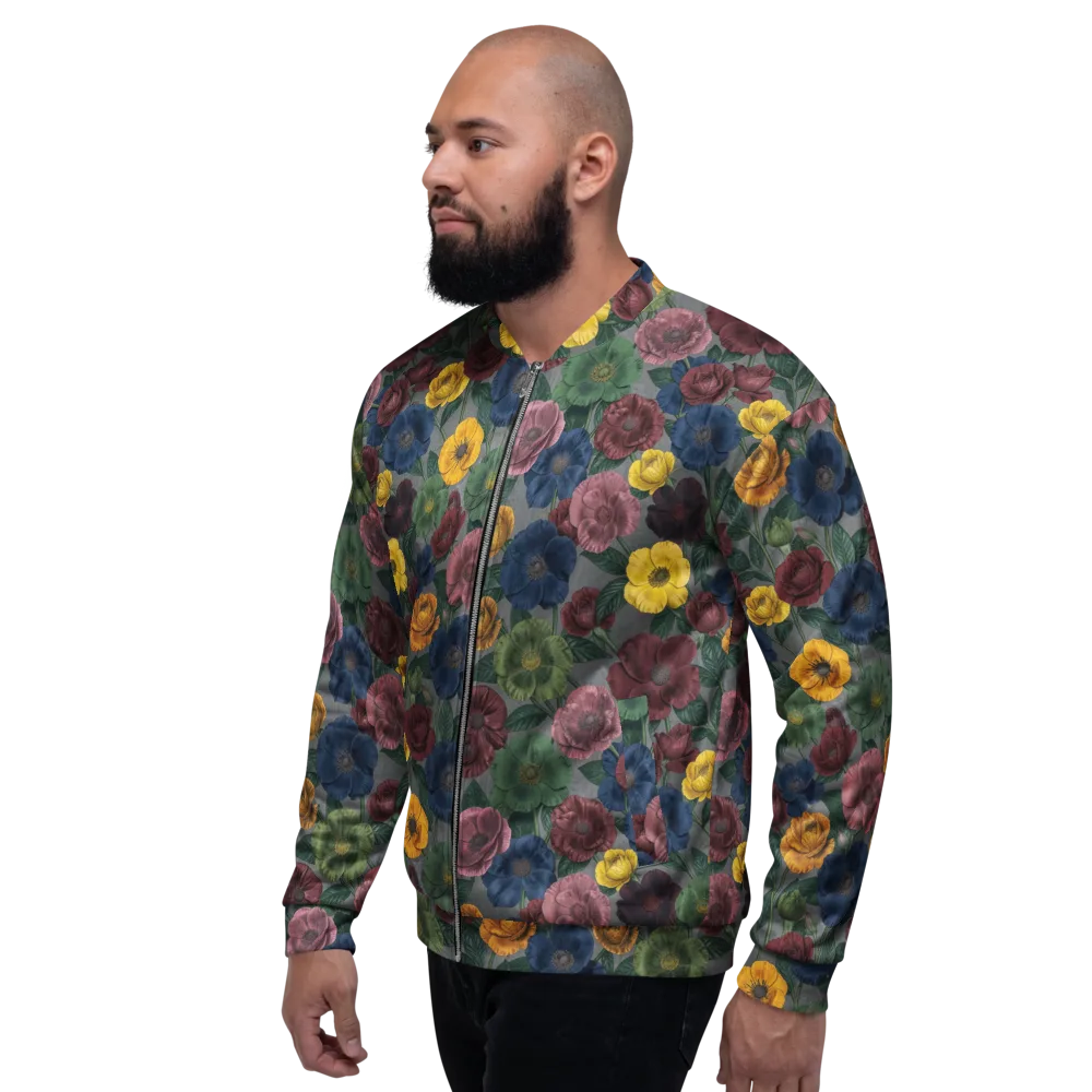 Sable Petals on Bomber Jacket — Left