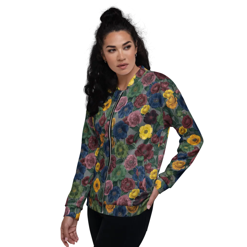 Sable Petals on Bomber Jacket — Left