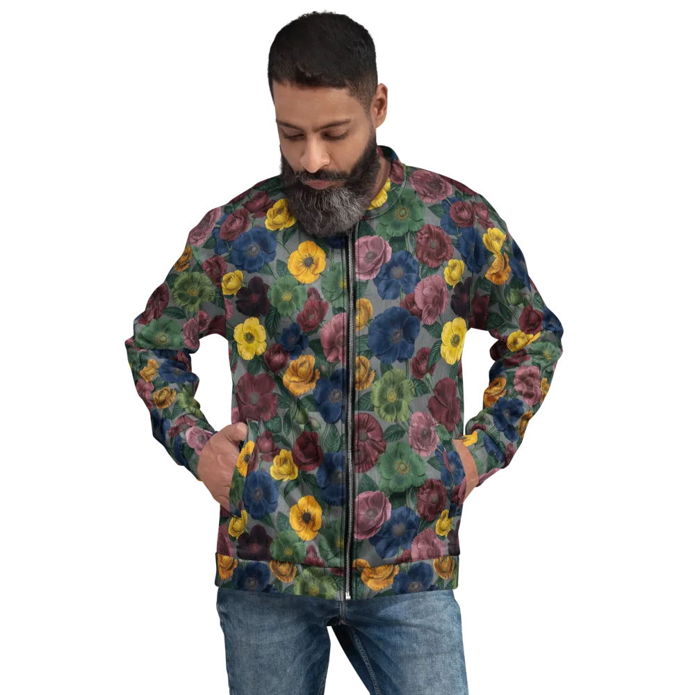 Sable Petals on Bomber Jacket — Front
