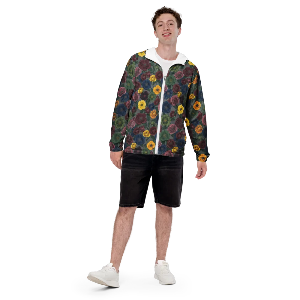 Sable Petals on Men's Windbreaker — Front