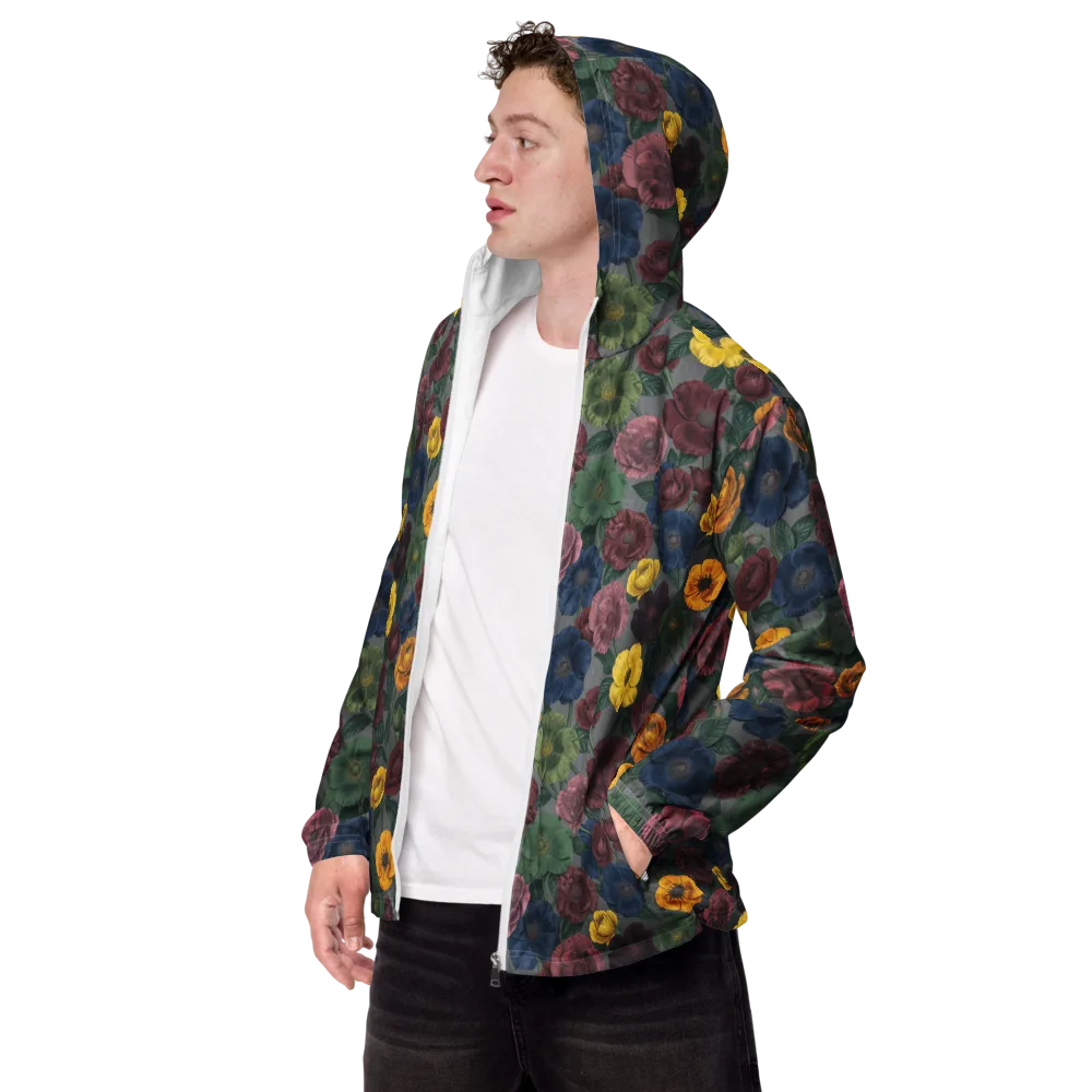 Sable Petals on Men's Windbreaker — Left Front