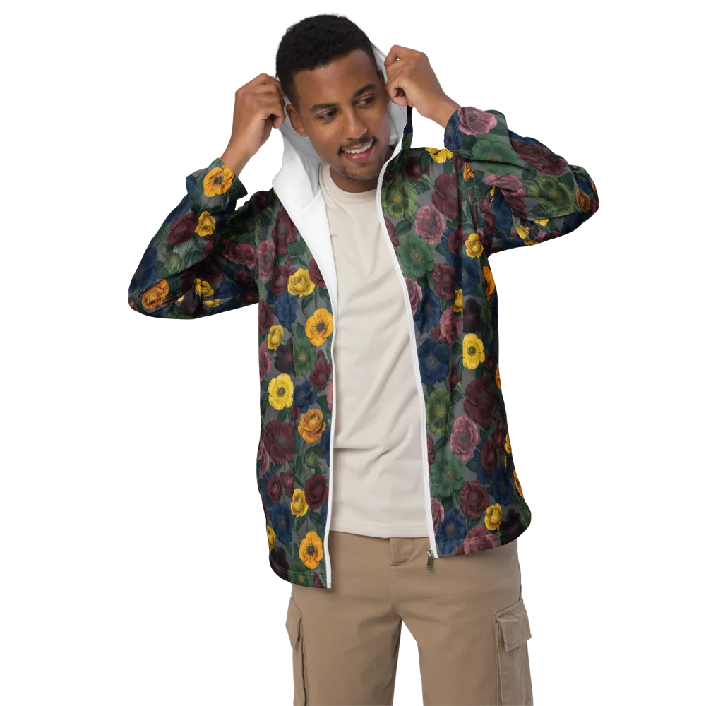 Sable Petals on Men's Windbreaker — Front