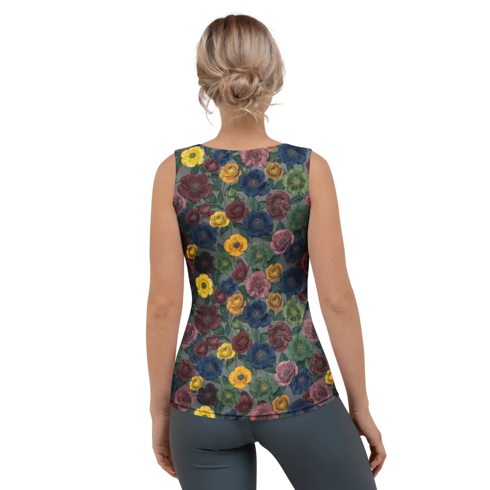 Sable Petals on Women's Tank Top — Back