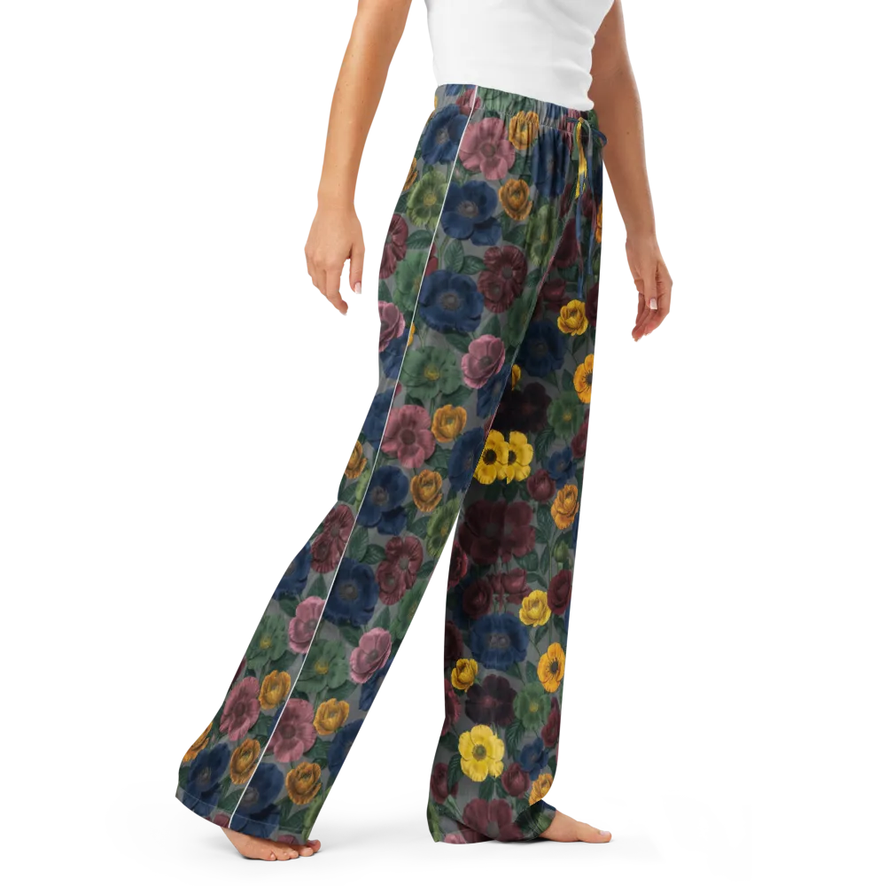 Sable Petals on Women's Pajama Pants — Right Front