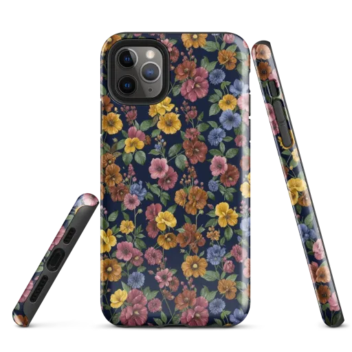 Indigo Flower Market on a Tough Case for iPhone®