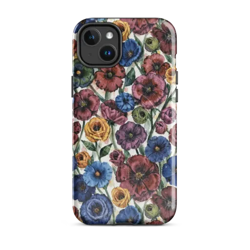 Midnight Poppy Rhapsody on a MagSafe Tough Case for iPhone®