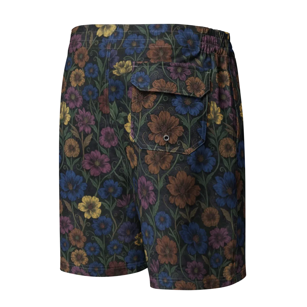 Nocturne Meadow on Men's Board Shorts — Back