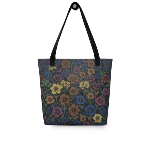 Nocturne Meadow on a Tote Bag