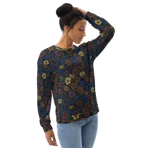 Nocturne Meadow on a Sweatshirt