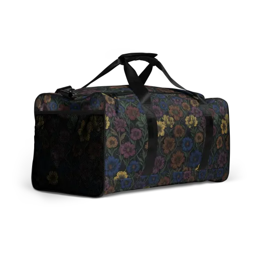 Nocturne Meadow on Duffle Bag
