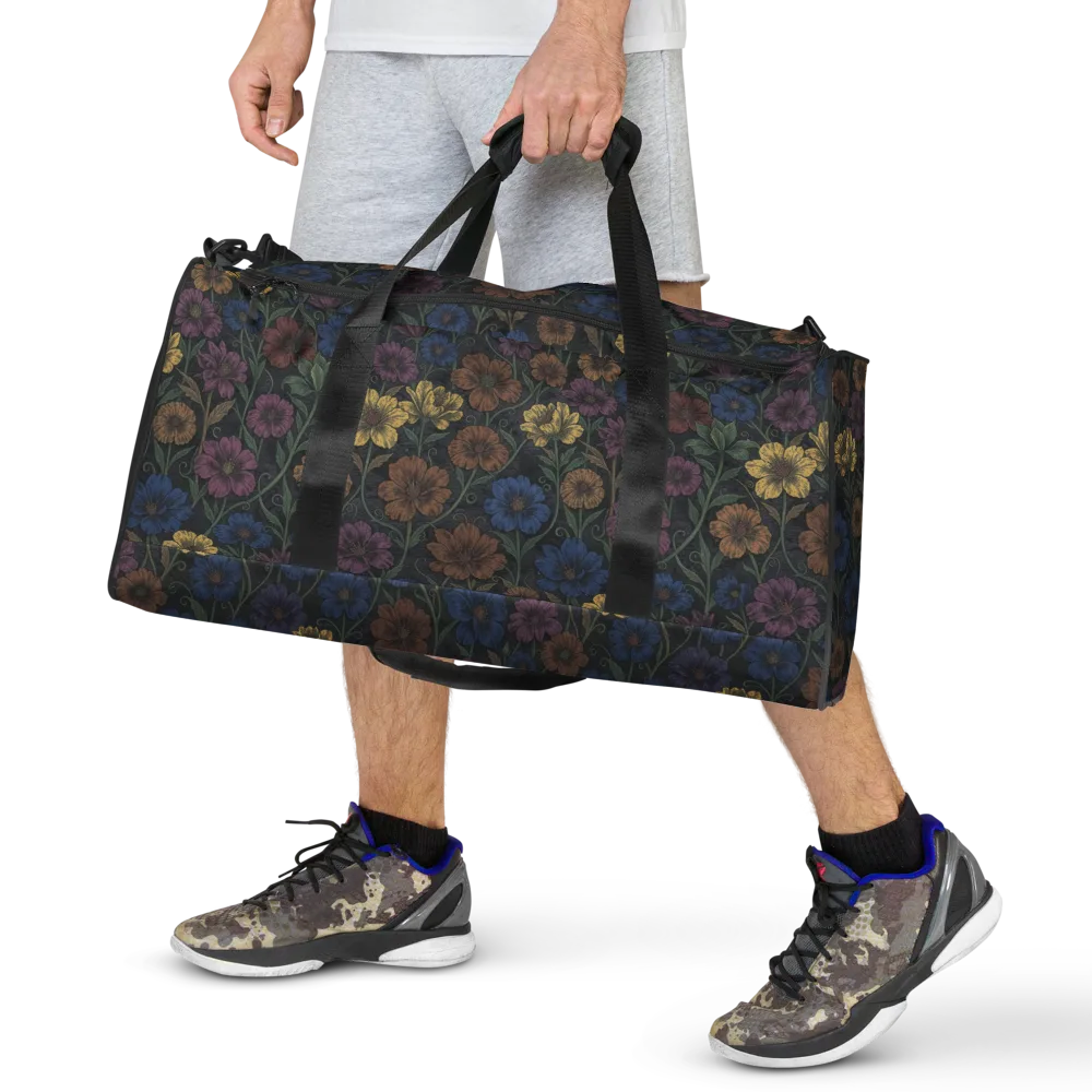 Nocturne Meadow on Duffle Bag — Front