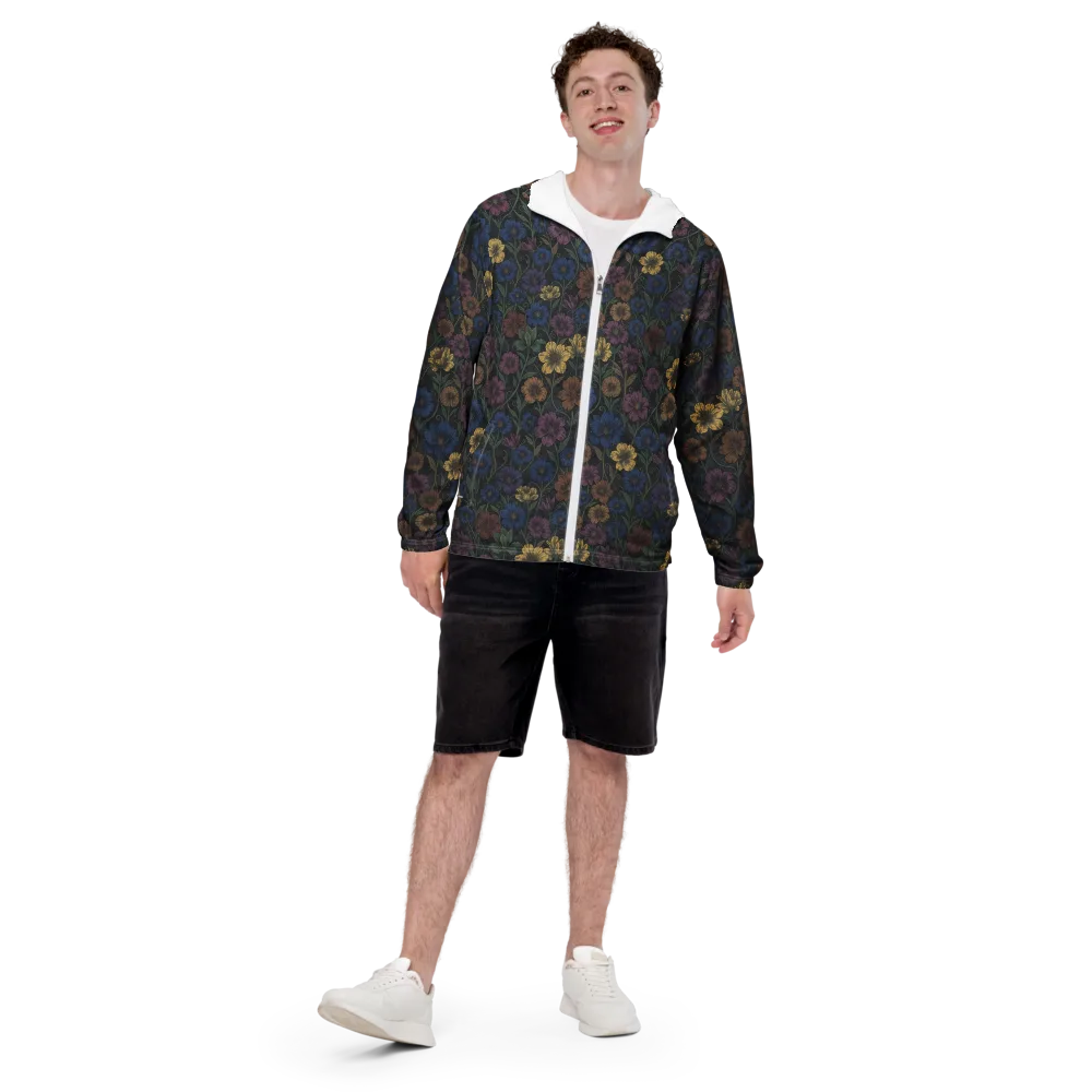 Nocturne Meadow on Men's Windbreaker — Front