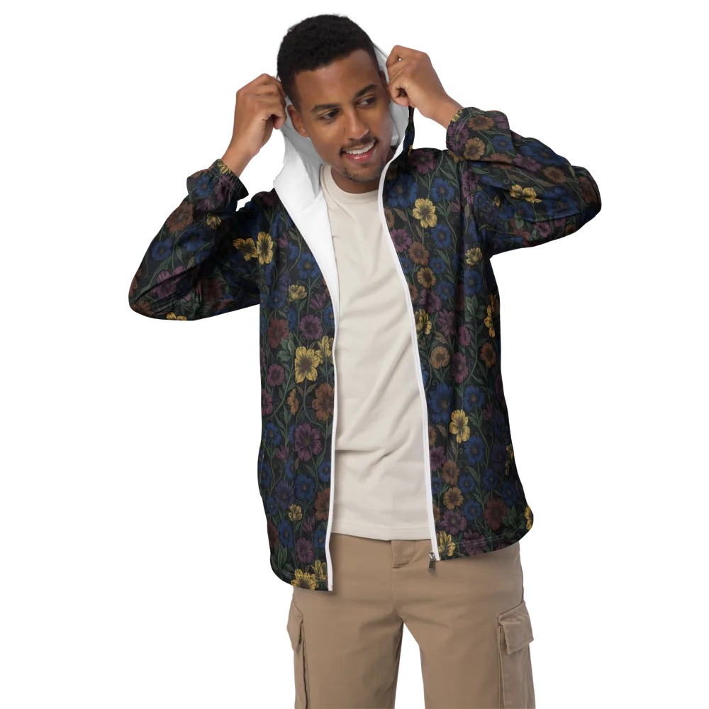 Nocturne Meadow on Men's Windbreaker — Front