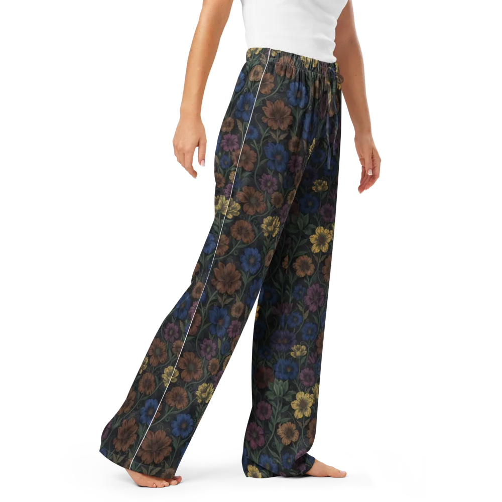 Nocturne Meadow on Women's Pajama Pants — Right Front