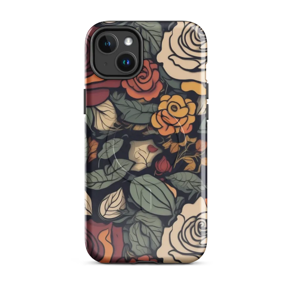 Midnight Rose Garden on MagSafe Tough Case for iPhone® — Front