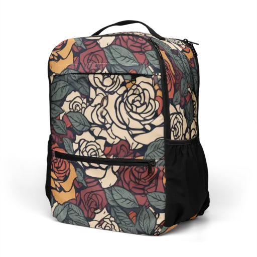 Nightshade Roses on a Utility Backpack