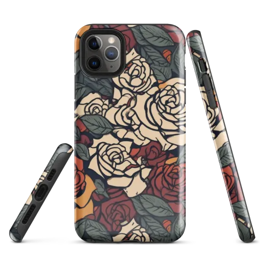Nightshade Roses on a Tough Case for iPhone®