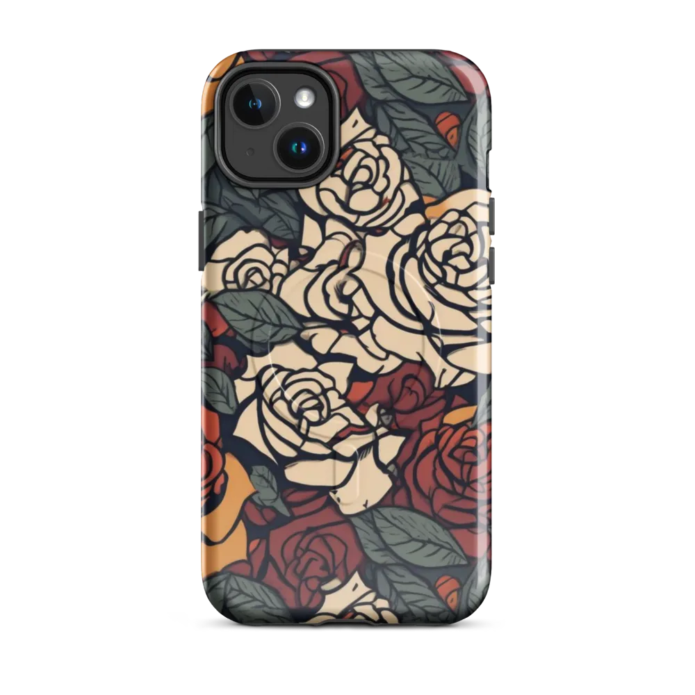 Nightshade Roses on MagSafe Tough Case for iPhone® — Front