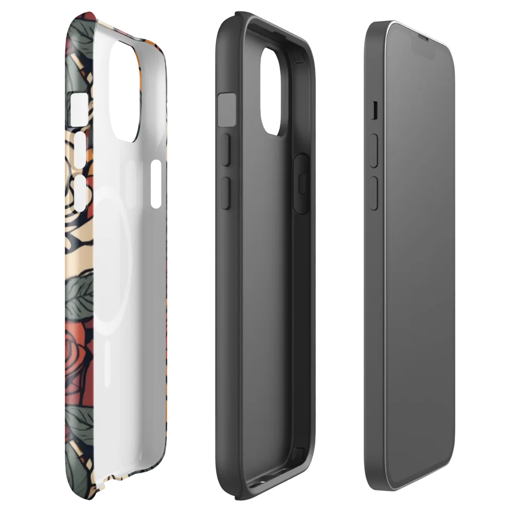 Nightshade Roses on MagSafe Tough Case for iPhone® — Front