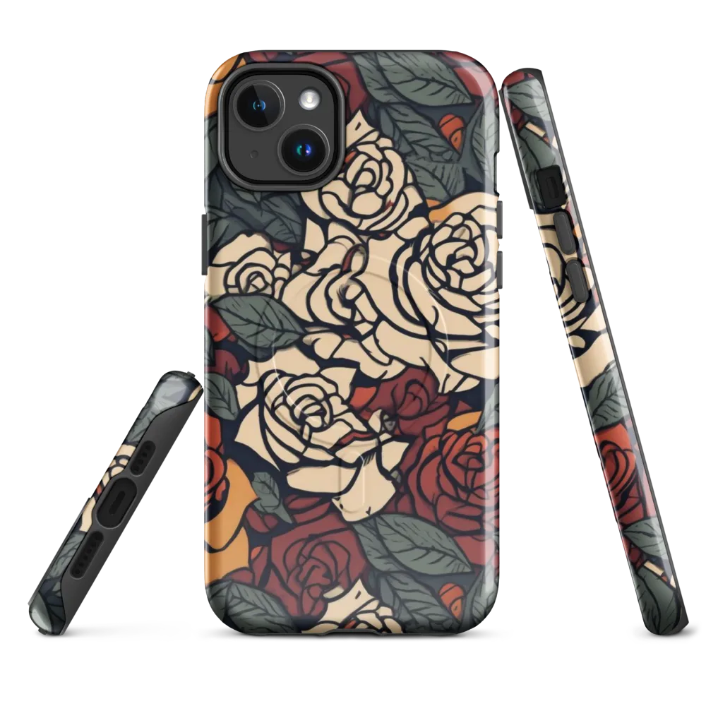 Nightshade Roses on MagSafe Tough Case for iPhone® — Front