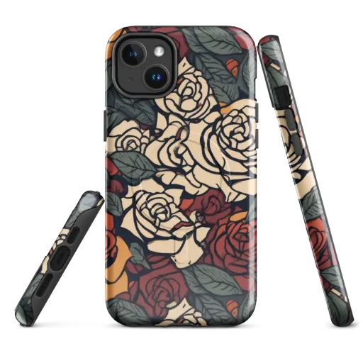 Nightshade Roses on a MagSafe Tough Case for iPhone®