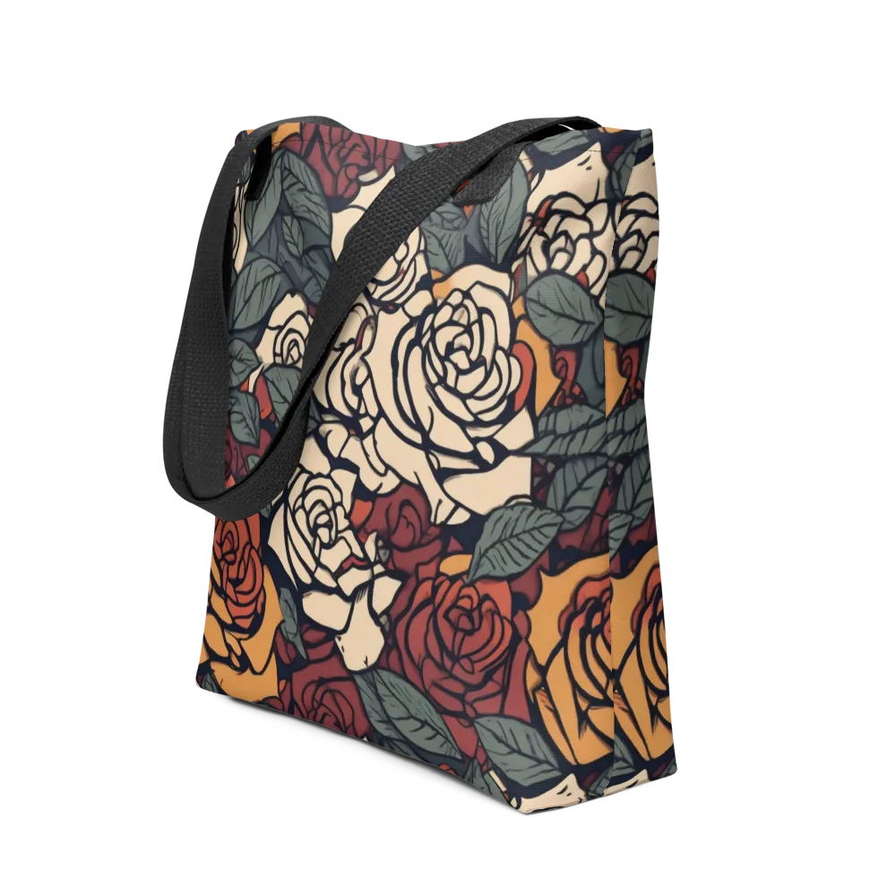 Nightshade Roses on Tote Bag — Front