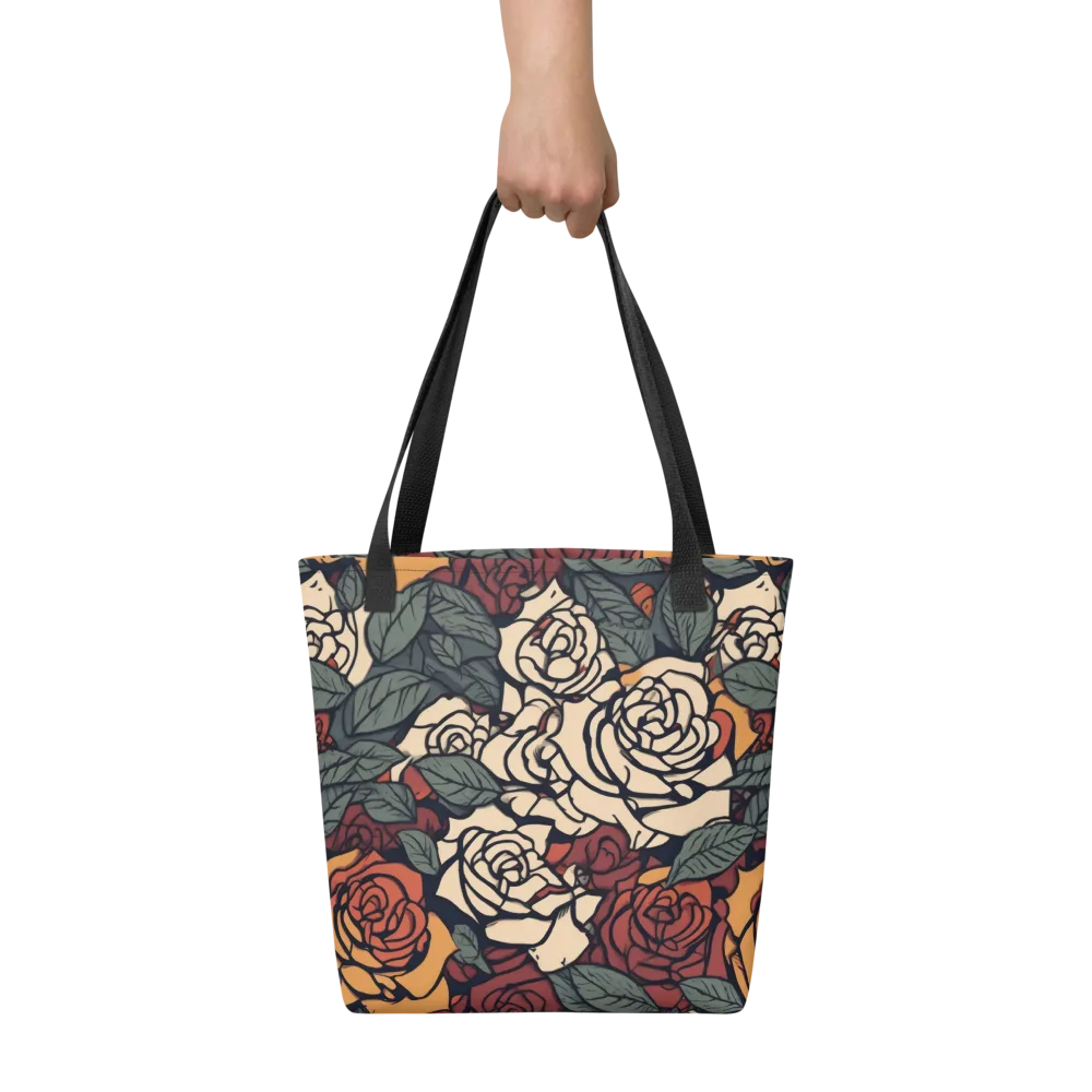 Nightshade Roses on Tote Bag — Front