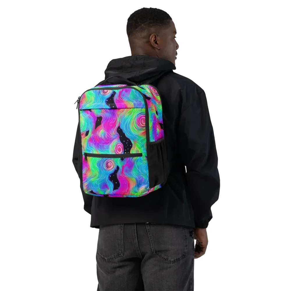 Vivid Infinity on Utility Backpack — Back