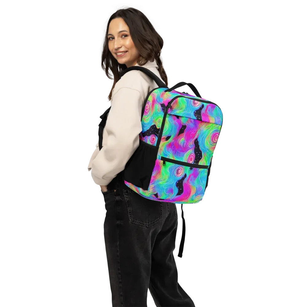 Vivid Infinity on Utility Backpack — Back