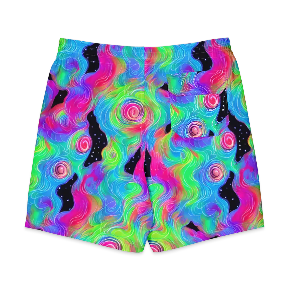 Vivid Infinity on Men's Board Shorts — Back