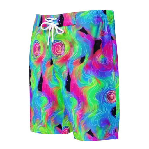Vivid Infinity on a Men's Board Shorts
