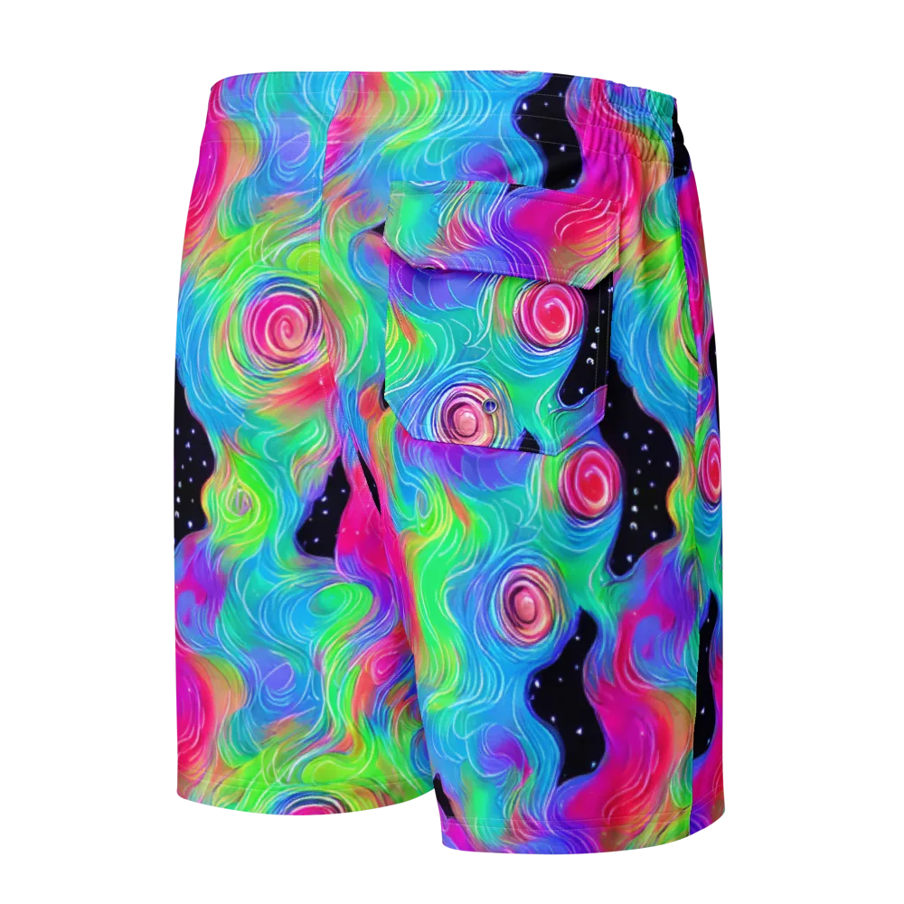 Vivid Infinity on Men's Board Shorts — Back
