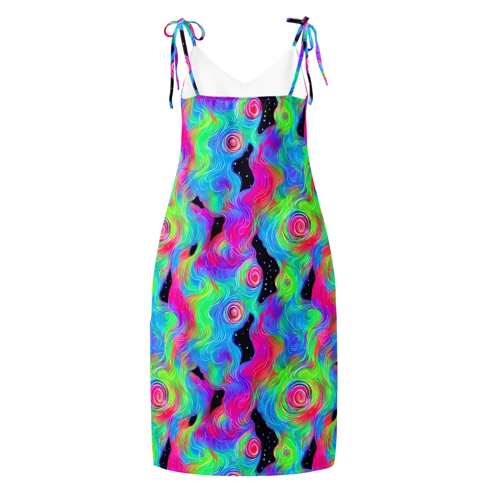 Vivid Infinity on Slip Dress — Back