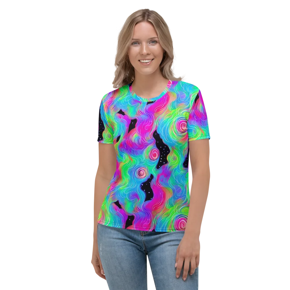 Vivid Infinity on Women's Crew Neck T-Shirt — Front