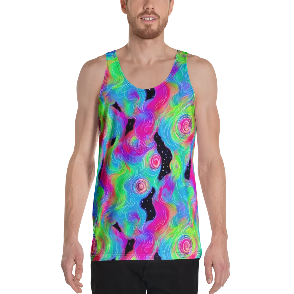 Vivid Infinity on Men's Tank Top — Front