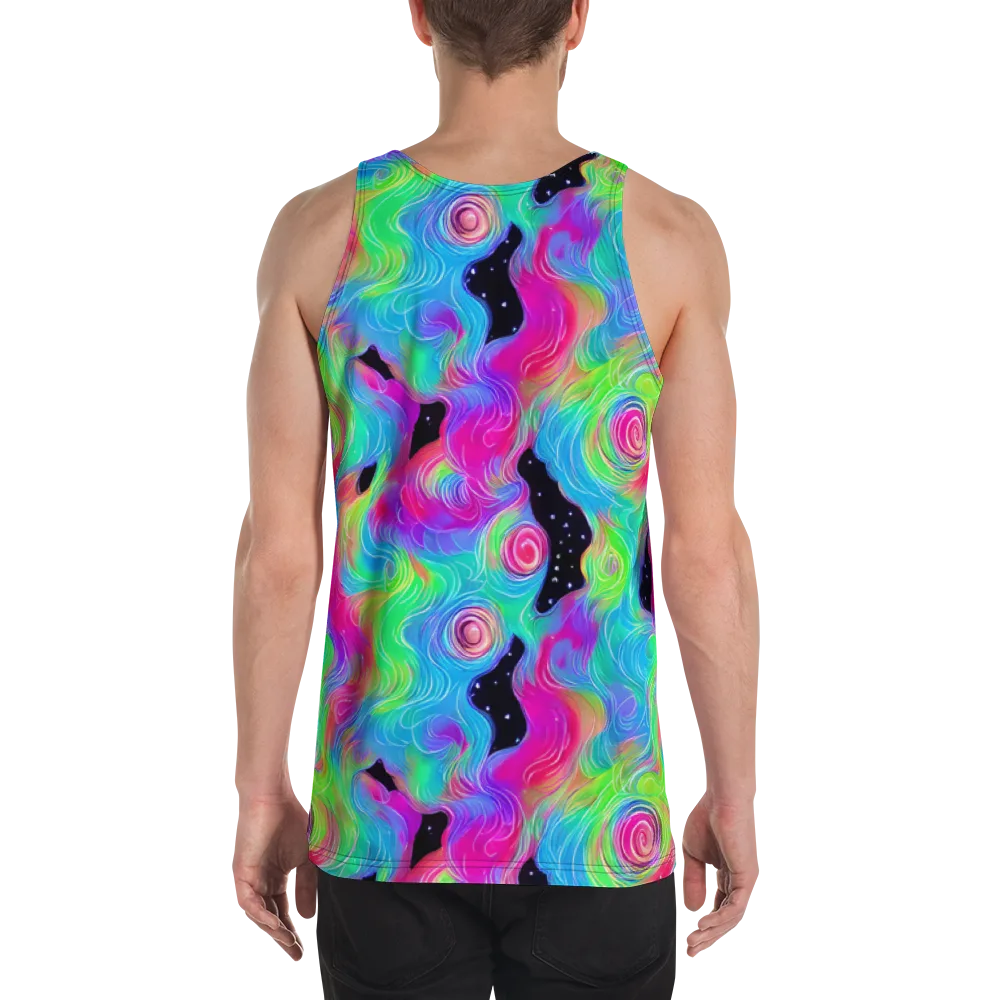 Vivid Infinity on Men's Tank Top — Back