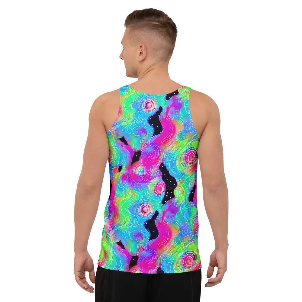 Vivid Infinity on Men's Tank Top — Back