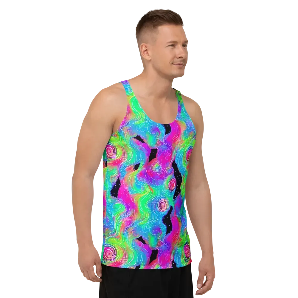 Vivid Infinity on Men's Tank Top — Right Front