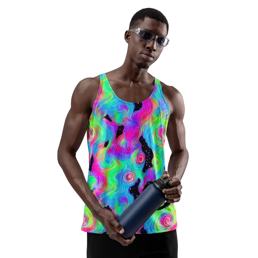 Vivid Infinity on Men's Tank Top — Front
