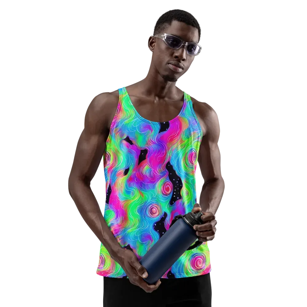 Vivid Infinity on Men's Tank Top — Front