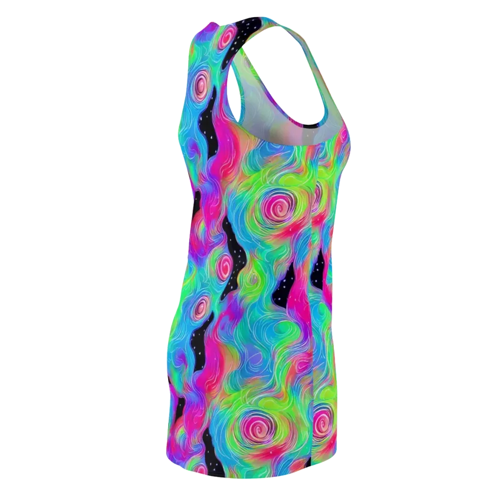 Vivid Infinity on Racerback Dress — Back Side