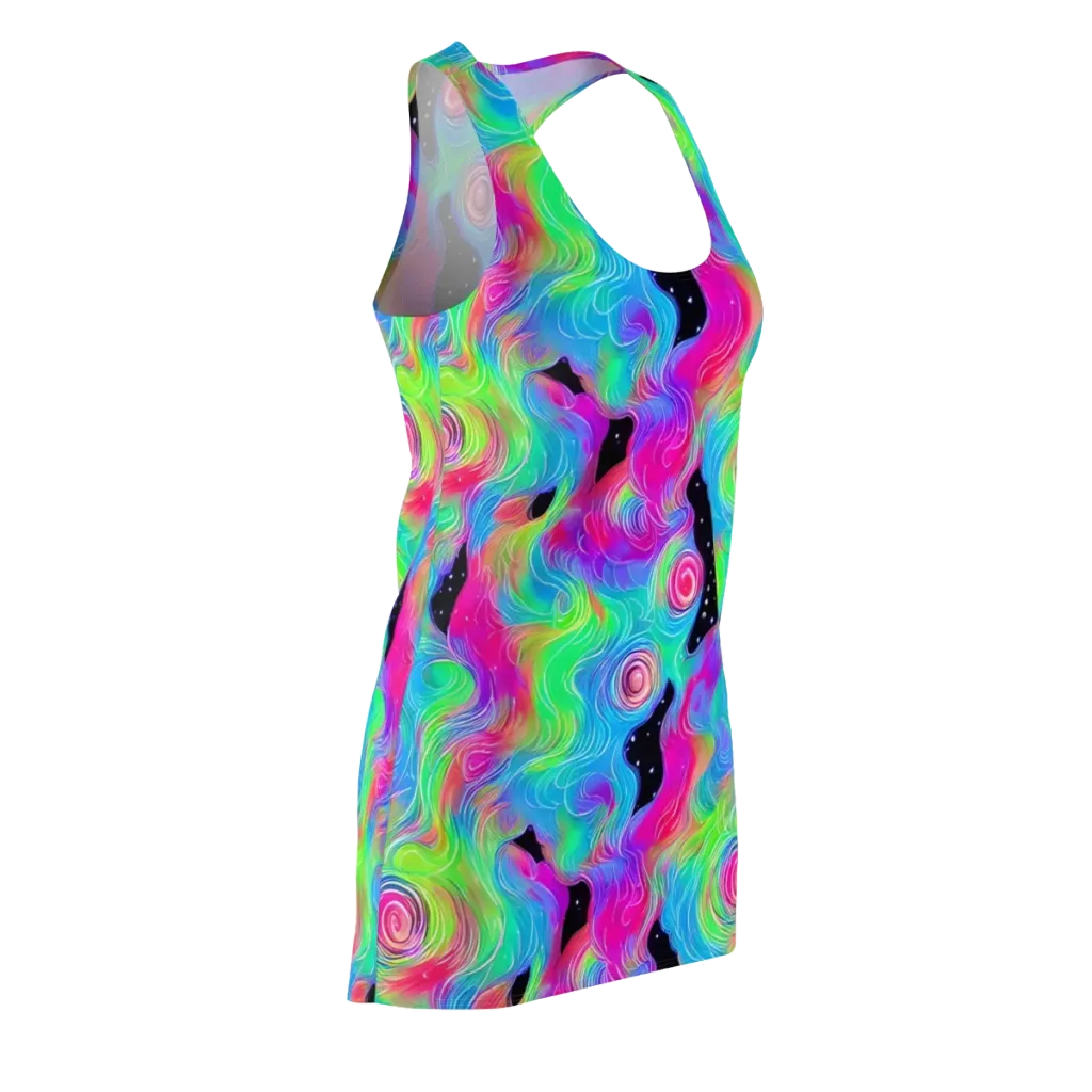 Vivid Infinity on Racerback Dress — Front Side