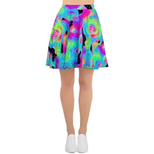 Vivid Infinity on a Skater Skirt