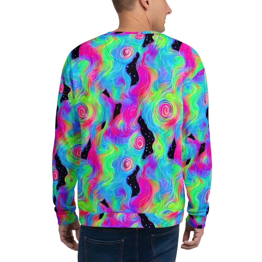 Vivid Infinity on Sweatshirt — Back