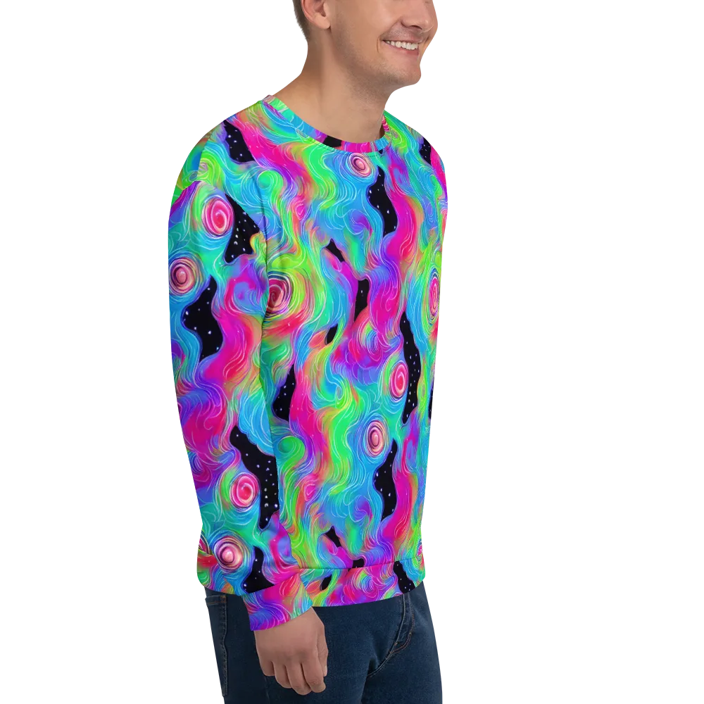 Vivid Infinity on Sweatshirt — Right Front