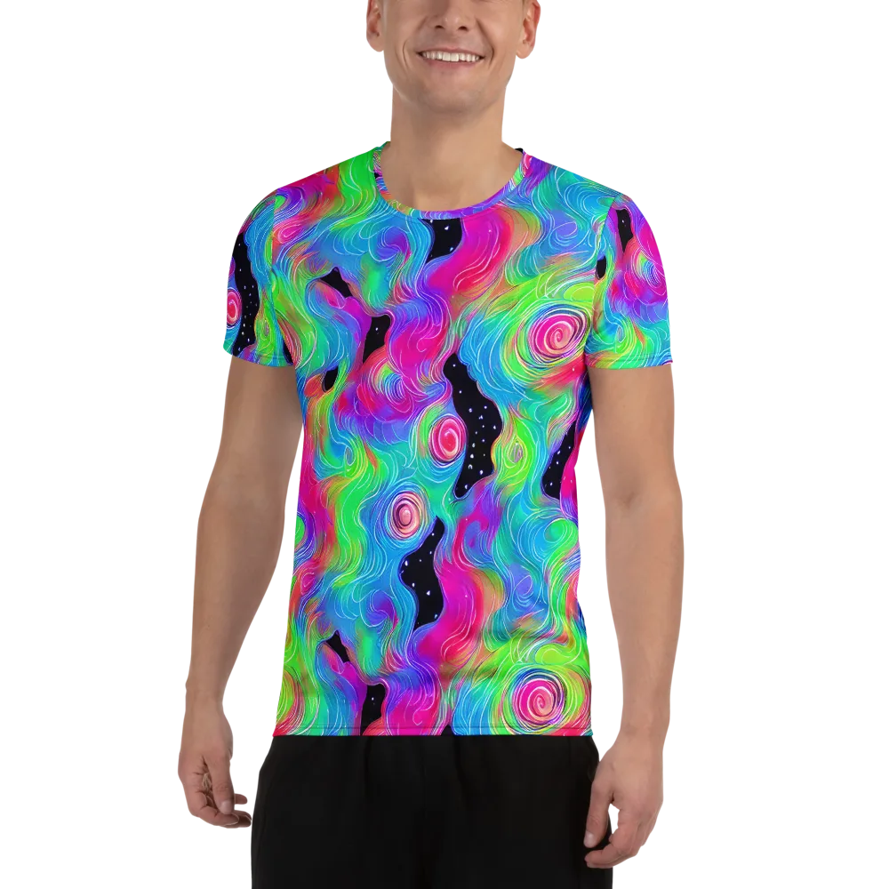 Vivid Infinity on Men's Athletic T-Shirt — Front