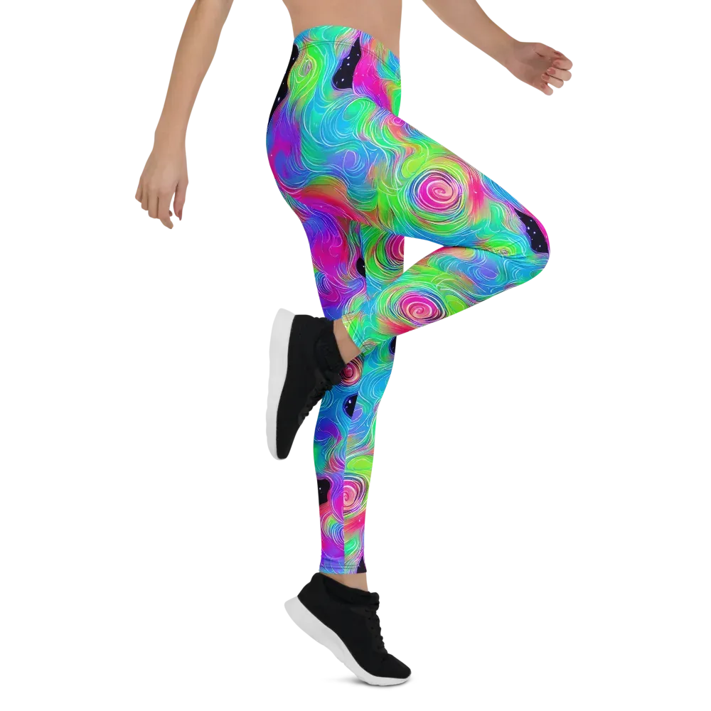 Vivid Infinity on Leggings — Right