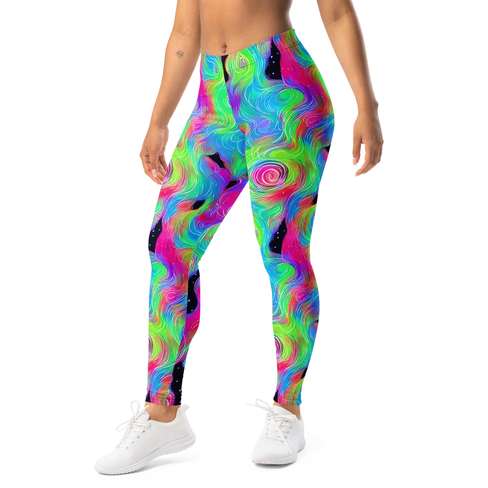 Vivid Infinity on Leggings — Left Front