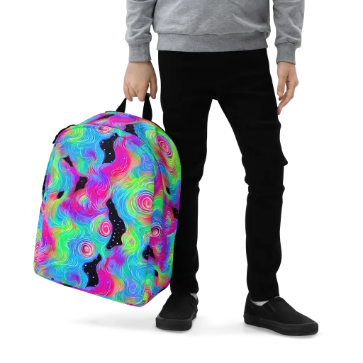 Vivid Infinity on a Minimalist Backpack