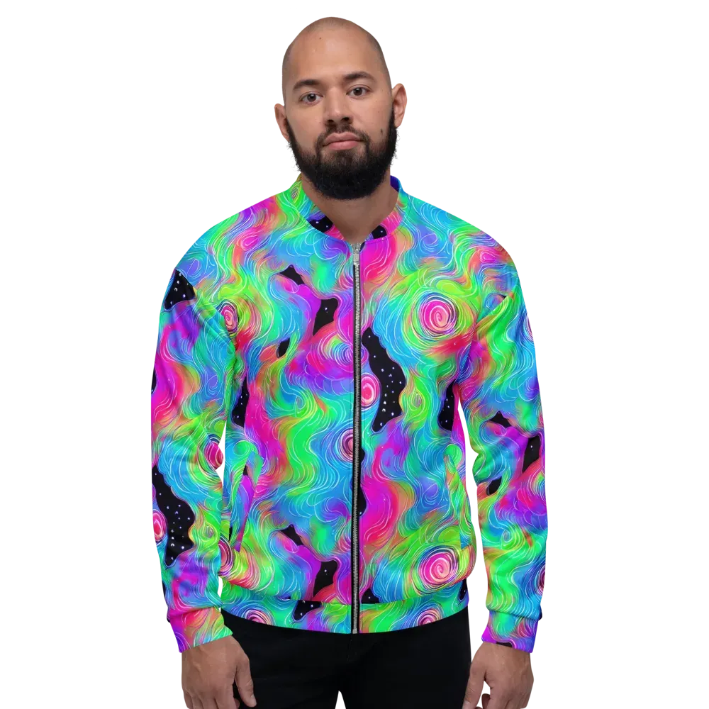 Vivid Infinity on Bomber Jacket — Front